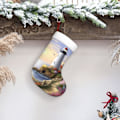 Miniatyrbild 8 av 9: Leuchtturm Diamantmålningstryck Julstrumpa Xmas Ornament Kaminhängande Julstrumpor för Familj Semester Xmas Party Dekorationer 45 cm