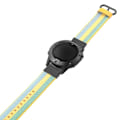 Miniatyrbild 2 av 5: För Garmin Fenix 5 Snabbkoppling Nylon Klockarmband PDW Pollen Yellow