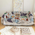 Miniatyrbild 1 av 4: Graffiti soffhandduk, överdrag, överdrag för en person