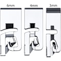 Miniatyrbild 3 av 5: Liten rullfåll Symaskins set - 3 mm, 4 mm och 6 mm