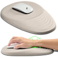 Miniatyrbild 1 av 6: Ergonomiskt handledsstöd för musmatta, terrassformad handledsstöd för karpaltunnelsyndrom med enhetligt minnesskum, handledsstöd för smärtlindring