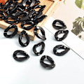 Miniatyrbilde 4 av 5: 300 stk svart akryl lenkekoblinger for Halloween Chain Link