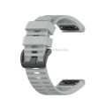 Miniatyrbillede 2 af 5: Til Garmin Fenix 6 22mm Smart Watch Quick Release Silikonurrem TSC Grey