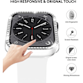 Miniatyrbillede 4 af 5: 2-pak etui til Apple Watch SE/6/5/4 44mm, Crystal Bling