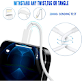 Miniatyrbild 4 av 5: [Apple MFi-certifierad] Lightning-kabel 5-pack [3/3/6/6/10FT] Snabb