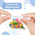 Miniatyrbillede 4 af 5: Pillepose - Genanvendelige poser til organisering af medicin til rejser