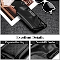 Miniatyrbillede 5 af 5: Etui, beskyttende top PU-etui Universal