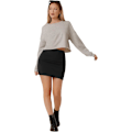 Miniatyrbilde 5 av 5: Elastisk høy midje Bodycon blyantskjørt for kvinner