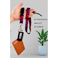 Miniatyrbild 2 av 5: Nyckelband för nycklar Nyckelring Lanyard Premium Mjuk Silkesbred