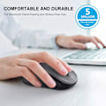 Miniatyrbillede 3 af 5: 2,4G trådløs mus til bærbar computer, ergonomisk computermus