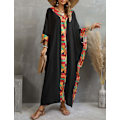 Miniatyrbilde 2 av 5: Kvinners badedrakt Cover Up etnisk print Kaftan Strand Maxi Kjoler