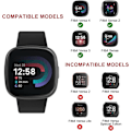 Miniatyrbild 3 av 5: Mjuk ersättningsrem för watch för Fitbit Versa 3/4 - 4-pack