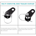 Miniatyrbillede 5 af 5: Cykelanhænger Trækkrog Kobling til Instep & Schwinn Trailere