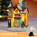 Miniatyrbild 5 av 7: Julslinga med 5 LED-lampor, 9,5 fot julblåsningsljus, anslutningsbara C7-lampklämmor för hantverk