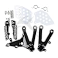 Pikkukuva 4 / 4: Suzuki DRZ400 DRZ400E DRZ400S DRZ400SM DR-Z400 DRZ 400 E/S/SM:n Taka- ja oikea jalkatuet, matkustajan jalkatuet, polkimet