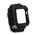 Miniatyrbilde 3 av 5: Beskyttende robust støtfanger med stropper til 42mm Apple Watch Iwatch Sort
