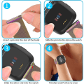 Miniatyrbillede 3 af 5: Metal Justerbar Udskiftnings Rem Armbånd Magnetiske Remme Kompatibel Med Fitbit Versa/versa 2/versa Lite/se, Multi-farve Colorful Small