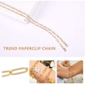 Miniatyrbilde 3 av 5: 32 fot gull gem Kedjor Link Spool Bulk Halsband Bredd 2,6 mm