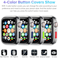 Miniatyrbillede 2 af 5: Kompatibel Apple Watch 44mm Series 6/SE/5/4 etui med hærdet glas