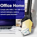 Miniatyrbilde 5 av 5: Cat 8 Ethernet-kabel, Rj45 Network Ethernet-kabel 40 Gbps
