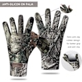 Miniatyrbild 3 av 5: Kamouflage Camo Jakt Handskar Full Finger\\/Fingerless Handskar Pro Anti-Slip