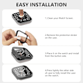 Miniatyrbild 3 av 5: Skärmskyddsfodral för Amazfit Bip 5 Unity Smartwatch, 2-pack Hårt PC-stötfångarskydd Full Face Cover Skyddstillbehör för Amazfit Bip 5 Unity Me