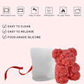 Miniatyrbillede 3 af 5: Forme, 3D Sløjfe Rose Bjørn JDH Forme