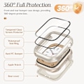 Miniatyrbild 5 av 6: 2-pack vattentätt Apple Watch-fodral för SE/serien