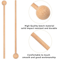 Miniatyrbillede 3 af 5: 6 stk. trækøller til percussioninstrumenter