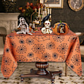 Miniatyrbilde 2 av 6: Halloween-bordsduk, rektangulær - 60x120 tommer Spier Web-bordsduk, vaskbar, krøllfri, dekorativt borddeksel for Holiay-innendørsfest, B Spi