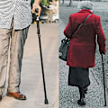 Miniatyrbild 5 av 5: Hopfällbar och justerbar design Walking Cane Folding Cane Portable Walking Cane