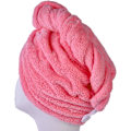 Miniatyrbild 4 av 4: Mikrofiber Hårhandduk Twist Cap - Ultra Absorberande (rosa)