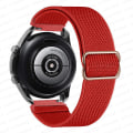 Miniatyrbild 1 av 5: 20mm 22mm Band för Samsung Galaxy Watch 4/classic/3/5/pro/active 2 Gear S3 Elastisk Nylon Loop Huawei Watch Gt 2 2e 3 Pro Rem red 22mm
