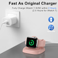 Miniatyrbillede 5 af 5: Oplader til Apple Watch. Iwatch-opladningsstativ med USB C