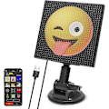 Miniatyrbillede 1 af 5: Led-skilt til bil, pixel-display-skærm, fleksibel Led Rgb-display, smartphone-app-styret display til boligindretning, kunstskabelse, bar, butik