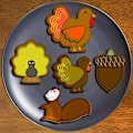 Miniatyrbild 4 av 5: Höst och Thanksgiving kakform set (10-delar) - Roligt bakning under semestern