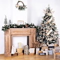 Miniatyrbilde 4 av 5: 4\" Julekule Ornamenter 4stk Usynlige Juledekorasjoner Store