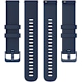 Miniatyrbild 5 av 5: Garmin Venu Sq Music Silikonband - Mjukt utbyte (blå)