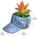 Miniatyrbild 5 av 9: Cowboy-byxor Blomkrukor | Suckulent Blomkruka Prydnader, Kreativa Suckulent Blomkruka Prydnader, Roliga Byxor Bonsai Kruka Harts Blomkruka för Hatt