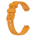 Miniatyrbillede 2 af 5: For Fitbit Inspire 3 Solid Color Silicone Watch Band UTQ Yellow