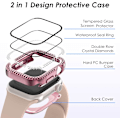 Miniatyrbilde 4 av 6: 2 i 1 Bling vanntett etui for iWatch Series 6