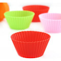Miniatyrbillede 3 af 5: 12 stk Mini Rund Form Silikon Muffin Cupcake Form Bageform Maker