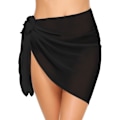 Miniatyrbilde 1 av 5: Korte saronger for damer Beach Wrap Sheer Bikini