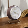 Miniatyrbillede 2 af 7: Lille ur, med snooze, natlys, baerydrevet, ingen tikkende lyd, analog ur til soveværelse, stue mørk