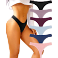 Miniatyrbild 1 av 5: 6-pack bomullstrosor för kvinnor Andas låg höjd Bikini