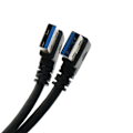 Miniatyrbillede 3 af 5: 2 stk. vinkel 90 graders han til hun USB 3.0-forlængerledning
