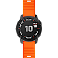 Miniatyrbillede 3 af 5: Til Garmin Fenix 6x 26mm Silikone Smart Watch Rem JCE Orange