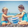 Miniatyrbillede 3 af 5: Sammenklappelig strandsandlegetøjsspand til børn, voksne, stor silikonespand