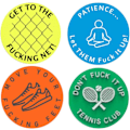 Miniatyrbillede 1 af 4: Tennis Damper - Spicy Reminders Tennis Vibration Dampener med unikt design