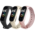 Miniatyrbild 1 av 5: Färgglada ersättningsremmar för Xiaomi Mi Smart Band 4 / Mi Band 3 (3-pack)